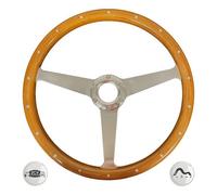 Volant en bois diamètre 38cm pour Citroën 2CV fourgonnette