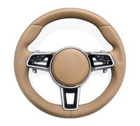 Volant en cuir compatible avec Porsche Cayenne, Boxster, Panamera, Cayman, 911, 991, 992, 958, 981, 970, 997 et 718. Installation facile (Plug and Play)(B)