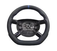 Volant en cuir perforé à fond plat ST220 compatible avec Ford Mondeo MK3 2003-2007(Style 1)