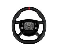 Volant en cuir perforé à fond plat ST220 compatible avec Ford Mondeo MK3 2003-2007(Style 2)