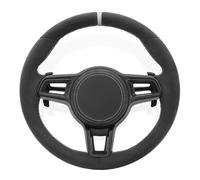 Volant en cuir Plug and Play compatible avec Porsche Cayenne, Boxster, Panamera, Cayman, 911, 991, 992, 970, 997, 718, GT2, GT2RS, GT3, GT3RS et GT4(04)