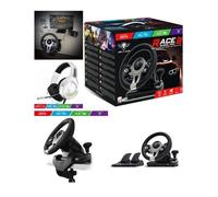 Volant et pédales de jeu Vidéo PRO Race compatible Xbox Séries XS PS3 PS4 SWITCH PC + Casque SPIRIT OF GAMER H8B PRO MULTI CONSOLE