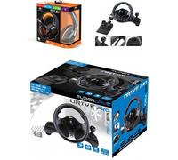 Volant et pédales de jeu Vidéo PRO Race Pro SV450 compatible Xbox Séries X|S PS3 PS4 SWITCH PC SUBSONIC + Casque SPIRIT OF GAMER