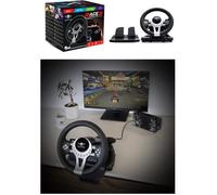 Volant Et Pédales De Jeu Vidéo Race Pro Wheel 2 Compatible Xbox Séries XS Ps4 Ps3 Switch Pc Spirit Of Gamer.+ Souris Sf Porsche