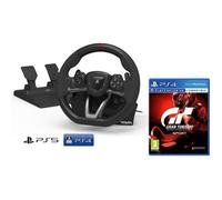 Volant et pédales - Sony - Playstation 4/5 - Compatible PS4/PS5 - Couleur Noir - Connectivité USB
