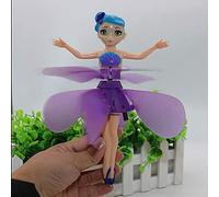 Volant Fée Poupée Crépuscule Infrarouge Contr?Le Rc Hélicoptère Enfant Jouet Cadeau Fée De L'aurore (Violet)1939