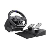 Volant gaming PXN - Rotation à 900°, encodage magnétique 16 bits, éclairage RGB, compatible multiplateforme (PC/PS4/PS5/Android), modèle V900 Gen2