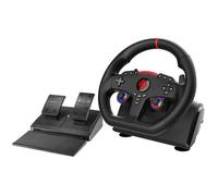 Subsonic Volant de course Superdrive 270 GT – LED RGB programmables, 270°, double joysticks, pédalier