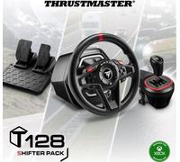 Volant gaming - THRUSTMASTER - T128 X SHIFTER PACK - Pour Xbox Series XS Xbox One et PC - Noir et Rouge