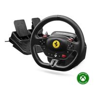 Volant gaming Thrustmaster T98 Ferrari 296 GTS + Pédalier T2PM Volant D-shaped Palettes métal Noir