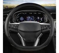 Volant Housse De Volant De Voiture en Forme De D Couverture en Cuir Antidérapante Accessoires D'intérieur Automobile pour Siège pour Arona FR 2017 2018 - 2021(Noir)