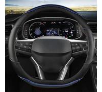 Volant Housse De Volant De Voiture en Forme De D Couverture en Cuir Antidérapante Accessoires D'intérieur Automobile pour Siège pour Arona FR 2017 2018 - 2021(Blu)