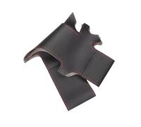 Volant Housse Protection Housse Volant Cousue Main pour Kia pour Carnival II pour Grand pour Carnival 2006 2007 2008 2009 2010 2011 2012 2013 2014 Housse De Volants(Black-Red Line)