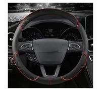 Volant Housse Protection Housse Volant pour Ford pour Fiesta 2000-2020 pour Fiesta MK7 4 5 6 Housse De Volants(Red O Shape)