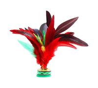 Volant Jianzi en Plumes Colorées - Plumes De Poulet Douces, Matériel en Fer Et Pc, Jouet De Fitness Et De Divertissement, Sport De Plein Air, Divertissement en Famille, Jeu Pour , Intérieur/ext