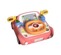 Volant jouet - Volant de simulation réaliste, jouet de voiture éducatif interactif, conception sonore et lumineuse sûre | Simulateur de conduite d'apprentissage amusant pour , filles, activité