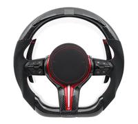 Volant LED en fibre de carbone compatible avec BMW E90 E60 E61 E46 E81 E82 E87 E88 E89 E91 E92 E93 E84 E70 E71 F10 F20 F30 M3 M4 M5 M6(Style 03-M6)