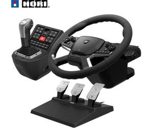 Volant + Levier de vitesses + Pédalier HORI Force Feedback Truck Control System