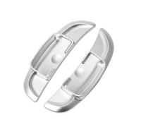 Volant Leviers Compatible Avec Benz Pour W212 2010-2014 Pour W218 R172 2011-2015 Contrôleur De Volant De Voiture Extension De Palettes De Changement De Vitesse Pièces Accessoires(Silver)