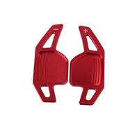 Volant Leviers Compatible Avec TT TTS TTRS Pour MK2 8J 2006 2007 2008 2009 2010 2011 2012 2013 2014 Pièces De Voiture Style Palettes De Volant Extensions De Leviers De Vitesses(Red)