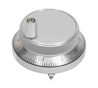 Volant manuel pour pulseur CNC 60 mm 5 V 4 broches avec design en alliage d'aluminium pour fraiseuses 100 positions d'arrêt