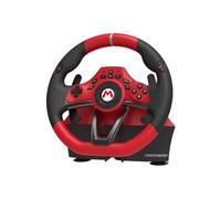 Hori Volant de course Mario Kart Pro Deluxe pour Switch et PC - Pédales incluses - Licence officielle Nintendo - Rouge