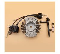 Volant moteur bobine d'allumage Assy magnéto for STIHL MS170 MS180 180 170 017 018 tronçonneuse avec ressort de Contact d'arbre de commutateur