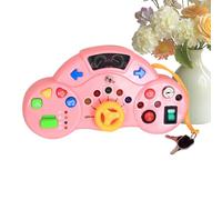 Volant musical pour enfant - Jeu éducatif multifonctionnel animé avec lumière et son - Simulateur de conduite pour - Pour salle de classe préscolaire, maison, parc extérieur, intérieur, temps