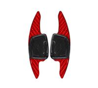 Volant Paddles Compatible Avec A3 2021 2022 2023 Pour A4 S4 A5 2020 2021 2022 2023 Extension Palette Commande Volant Voiture Levier Vitesses Pièces Détachées Et Accessoires(Carbon Fiber Red)