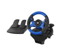 Genesis Gaming Volant Seaborg 350 pour PS3/PS4/PC/Xbox One/Xbox 360/Nintendo Switch Bleu et noir