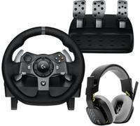 Logitech G920 Astro A10 Bundle - Volant De Course Et Pédalier + Casque Gaming Astro Pour Pc Mac Xbox One Xbox Series X S