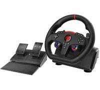 Subsonic Volant de course Superdrive 270 GT – LED RGB programmables, 270°, double joysticks, pédalier