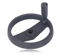 Volant, Poignée de Bouton Tournant de Volant Rond de 200 Mm * 18 Mm pour Tour à Manivelle de Perceuse à Moulin, Démonter le Volant de Tour avec Poignée