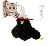 Volant - pour Animaux de Compagnie de Mouvement interactif, de Simulation réaliste | Compage de Plumes battant Rechargeable pour Chatons, d'activité Catnip en