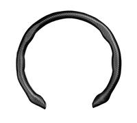 Volant pour F&ord pour Focus Mk2 pour Fiesta pour Kuga pour Mustang 1 Pcs Housse Volant en Daim(Peau de Carbone - Noir B)