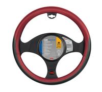 Volant Pour Intérieur Voiture Protège Direction Cuir Artificiel Noir Rouge Ø