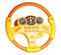 Volant pour jouets - Feuille de direction pour | Baby Driver | Jouet de volant conduisant de la musique, prétend le volant, l'attachement des poussettes pour apprendre la connaissance du t