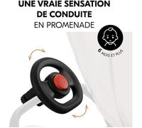 Volant pour poussette - HAUCK - Avec Klaxon - Dès 6 mois - Noir