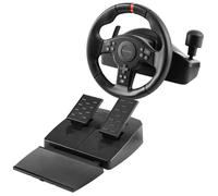 Volant SimRacing DriveSense PC Mars Gaming MWH-RSXONE pédalier XL avec repose-pieds PS3PS4Xbox OneSeriesX-SSwitch Noir