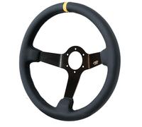 Volant sport Simoni Racing Carrera 350mm cuir noir