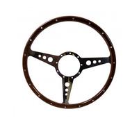 Volant SSP en bois 3 branches alu poli - 15 pouces