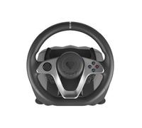 Genesis Gaming - Volant Seaborg 400 - Noir/Argent - Compatible Nintendo Switch - Pédales incluses