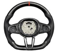 volant voiture Compatible Avec BMW Pour G20 G22 G23 G26 G29 G80 G82 G87 Pour I3 I4 M2 M3 2025 M4 Volant Sport En Fibre De Carbone Personnalisé, Accessoires De Voiture