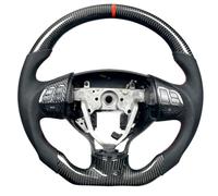 volant voiture Compatible Avec Mitsubishi Pour Lancer EX X 10 GT ES Pour GTS Pour Galant 2007 2008 2009 2010 2011 2012 2013 2014 2015 2016 2017 Volant Fibre Carbone Personnalisé