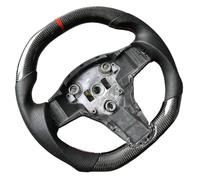volant voiture Compatible Avec Tesla Pour Model 3 2017 2018 2019 2020 Pour Model Y Volant En Fibre Carbone, Accessoires Voiture, Housse De Protection Personnalisée, Sans Chauffage