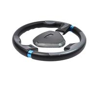 Volant Voiture, Volant Sport Support de volant universel en PU 320 mm avec oxydation