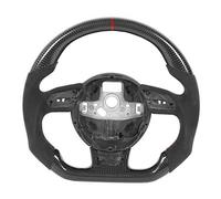 Volant XTevu, Volant en Fibre De Carbone en Daim, Design De Course De Type D à Fond Plat Compatible avec B8.5 RS3 RS4 RS5 RS6 S7 RS7 2013-2016