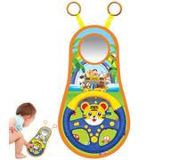 volantde voiture simulé, joueur de volanten rotation à 360 degrés, contrôleur de conduite simulé, jouets de volantavec de la musique pour une éducation précoce