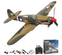 volantexrc Avion RC pour débutants, Avion télécommandé 4 canaux P40 RTF avec système de stabilisation Xpilot, acrobaties aériennes à Une Touche pour Adultes