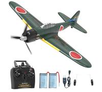 VOLANTEXRC Avion RC pour débutants, WWII A6M Zero Fighter 2,4 GHz, avion télécommandé 4 canaux avec stabilité Xpilot et acrobatie aérienne à une touche, avions RC pour adultes